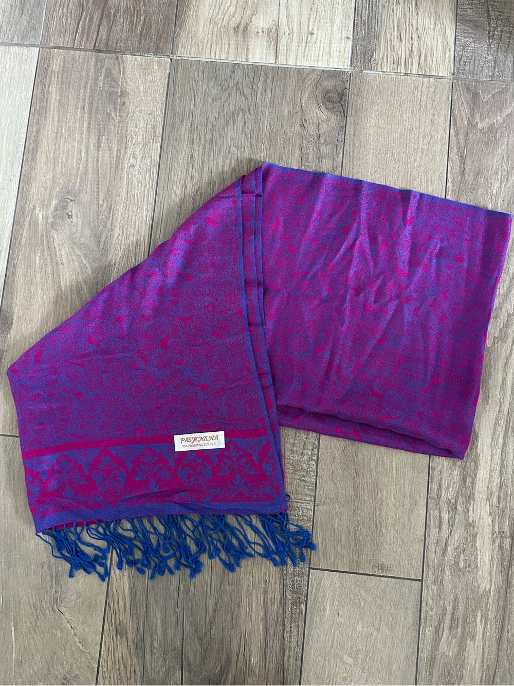 Blue and Pink Pashmina